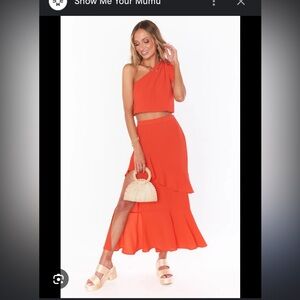 Show me your mumu nala skirt and heyday top